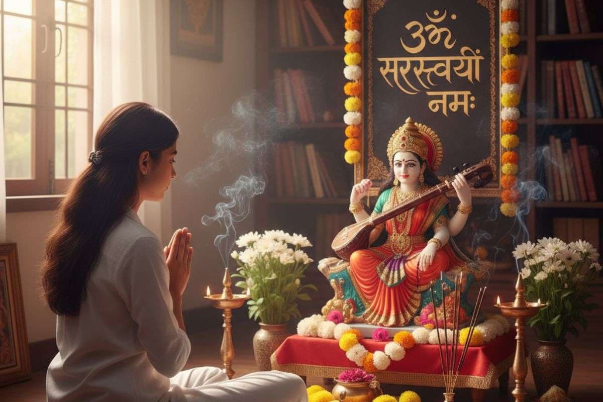 Saraswati Maa Mantra: अगर नहीं लगता पढ़ाई मे मन, तो तुरंत शुरू करें सरस्वती मां के इन दिव्य मंत्रों का जाप
