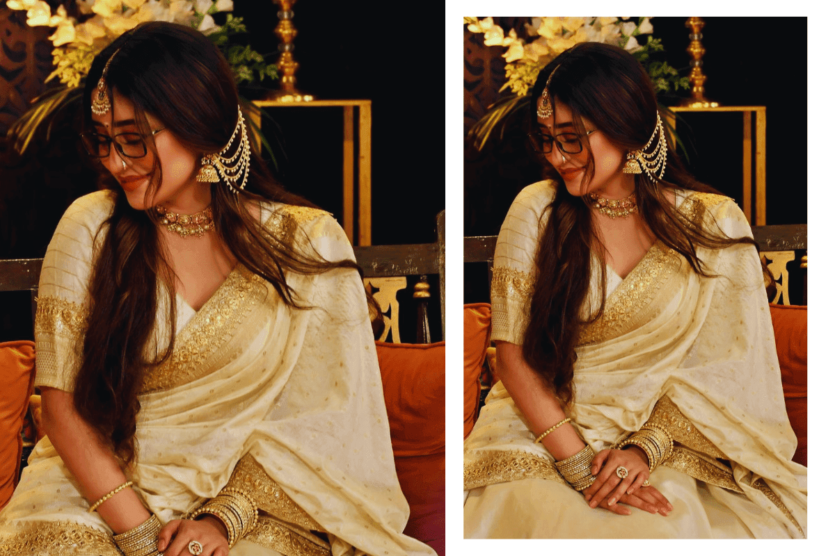 Shivangi Joshi Inspired South Indian Look