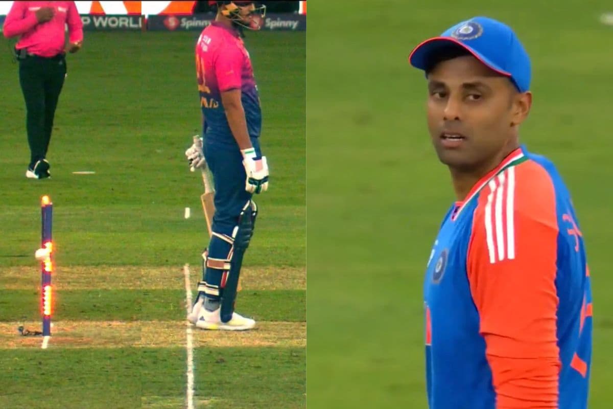 Despite given out Surya Kumar withdrew the appeal.