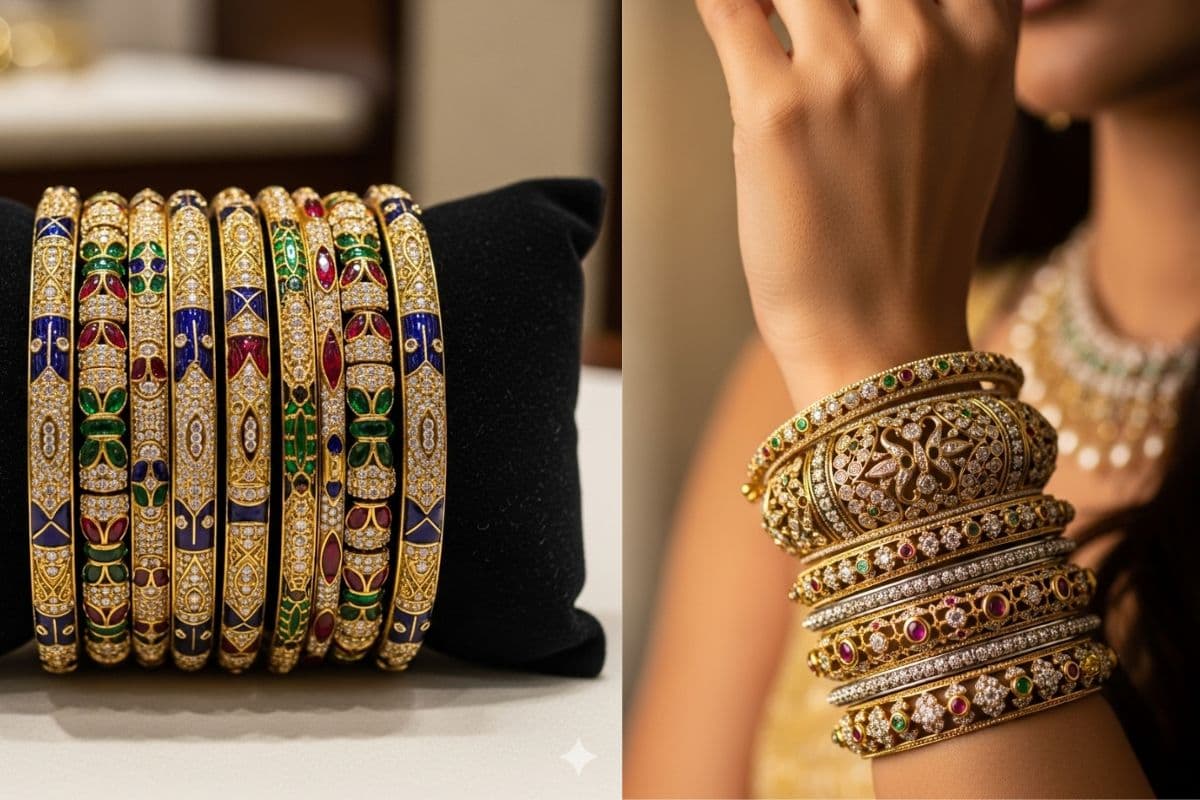 Bangle Design for Navratri: साड़ी हो या चनिया चोली, हर आउटफिट के साथ जचेंगी ये बैंगल डिजाइन