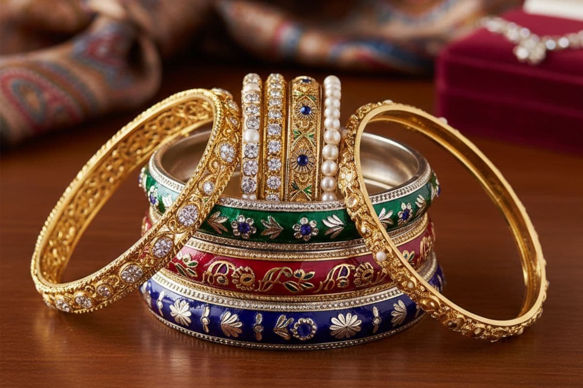 Bangle Design for Special Occasion: त्योहारों और खास मौके पर हाथों की रौनक बढ़ाएं, ट्राई करें ये बैंगल डिजाइन