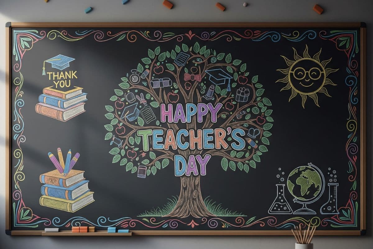 Teacher's Day Decoration Ideas: Tree theme idea ( AI Image)