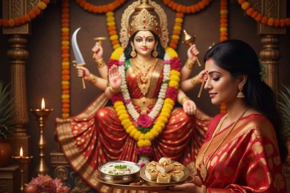 Navratri Day 8 Bhog Ideas: मां महागौरी को लगाएं नारियल से बने उनके प्रिय भोग, जीवन की हर परेशानी से मिलेगी मुक्ति 