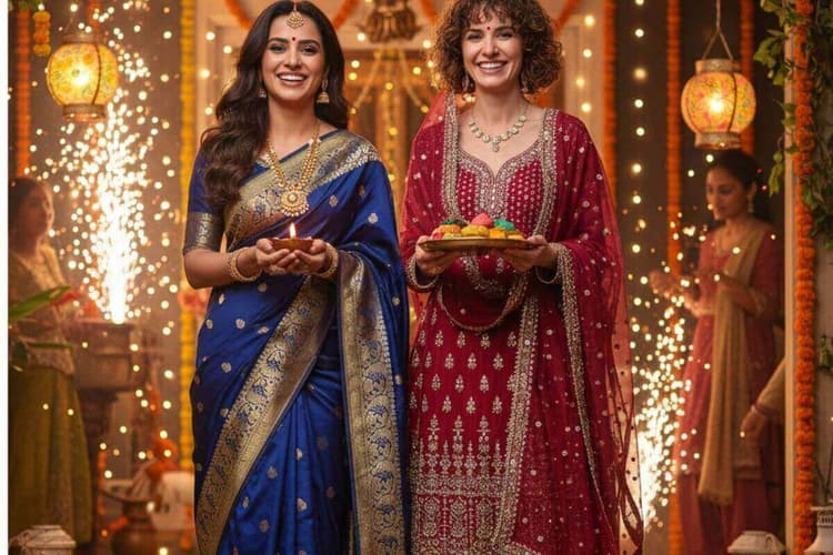 Festive Outfit Ideas: आपके लुक से नहीं हटेगी नजरें, त्योहारों में दिखें सबसे खास, ट्राई करें ये आउटफिट आइडियाज