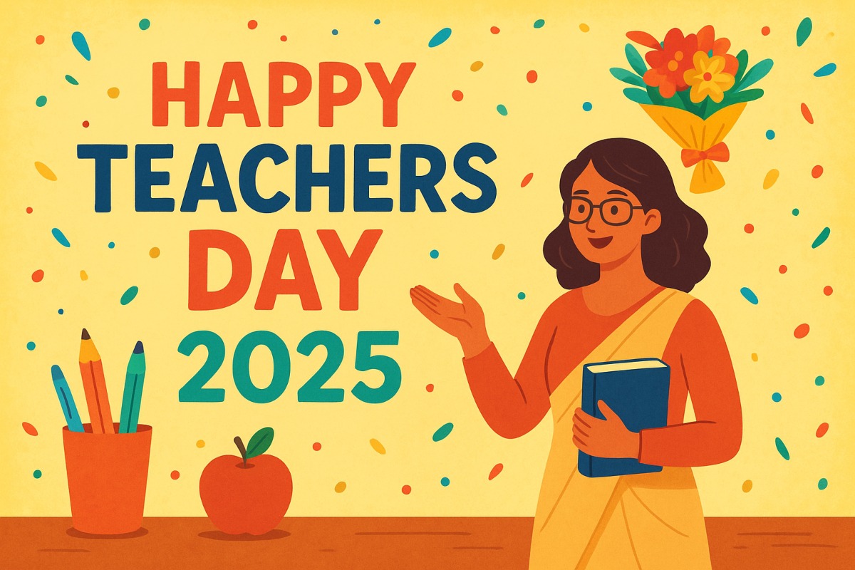 Happy Teachers Day 2025 Wishes Quotes Images: अपने पसंदीदा गुरु के लिए शिक्षक दिवस को बनाएं और भी ज्यादा खास और यादगार, यहां से भेजें शुभकामनाएं, कोट्स, इमेजेस और मैसेजेस