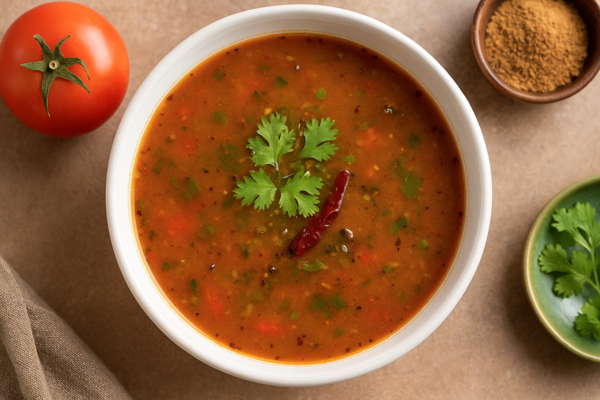 Tamatar Rasam Recipe: गरमा-गर्म चावल के साथ खट्टे-तीखे टमाटर रसम का धमाका, स्वाद ऐसा कि उंगलियां चाटने को हो जाएंगे मजबूर