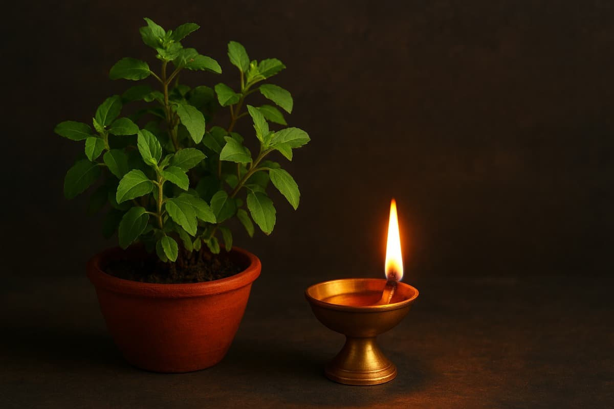 Vastu Tips: क्यों आपको हर दिन जलाना चाहिए तुलसी के नीचे घी का दीया? जान लें 5 चमत्कारी फायदे