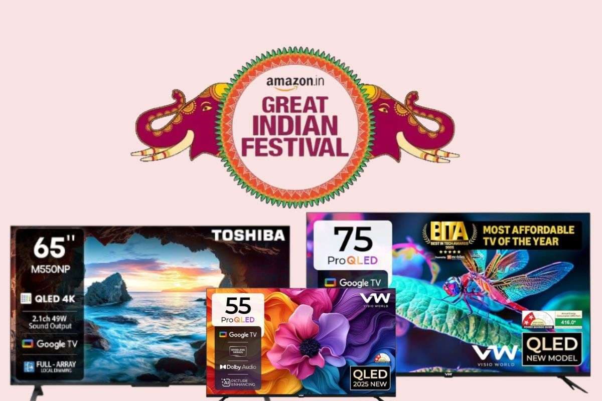 Amazon GIF Sale में सस्ते में मिल रहे बड़ी स्क्रीन वाले Smart TV, मिलेगा थियेटर जैसी पिक्चर और धांसू साउंड क्वालिटी