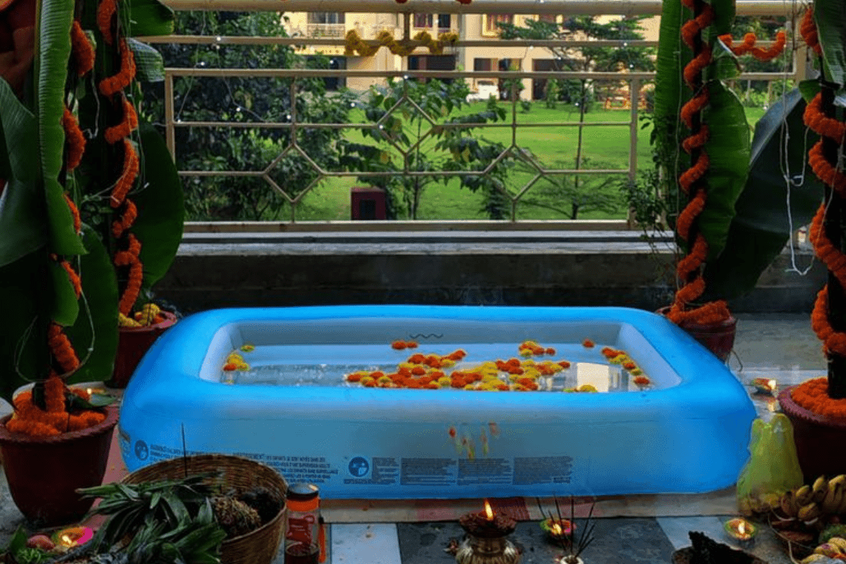 Chhath Puja Ghat IAT Home