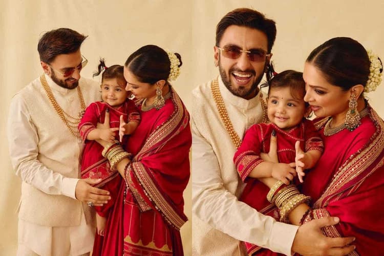 Deepika Padukone और रणवीर सिंह ने दिवाली पर शेयर की बेटी ‘दुआ’ की पहली झलक, मां-बेटी की ट्विनिंग फोटो ने खींचा फैंस का ध्यान