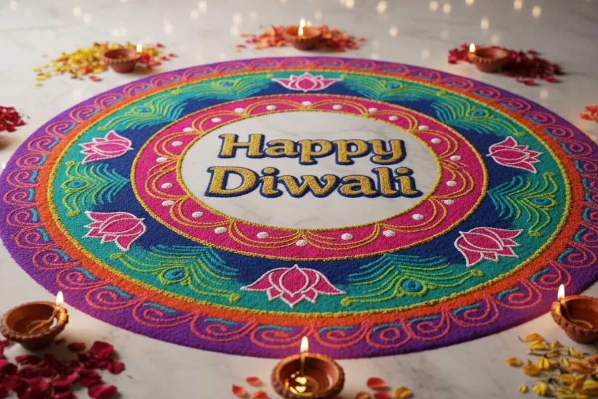 Diwali Special Rangoli Design 