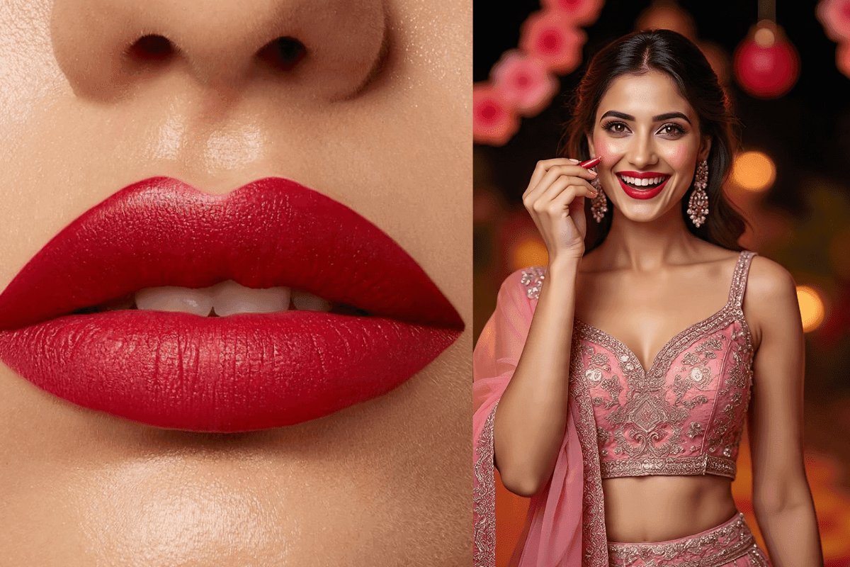 Diwali Lipstick Designs