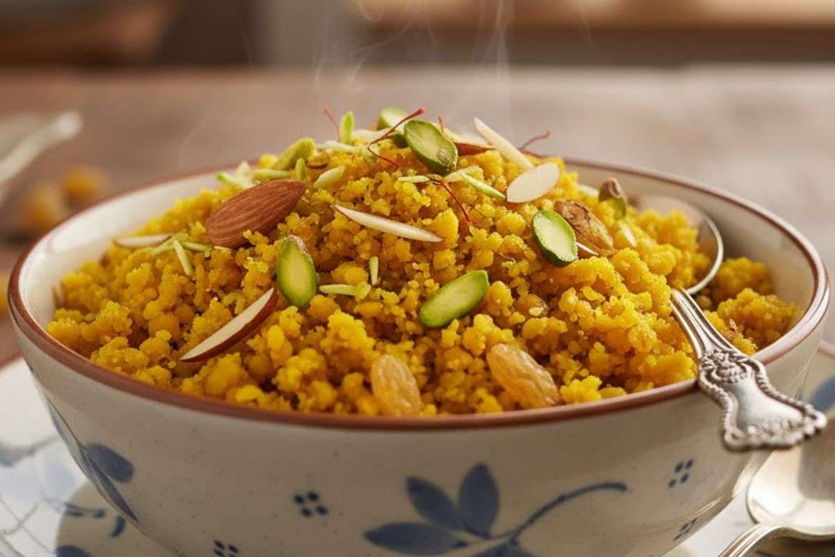 Diwali Special Moong Dal Halwa: दिवाली के दिन मीठे में बनाएं मूंग दाल का हलवा, प्लेट में सर्व करने के बाद सब कहेंगे वाह 