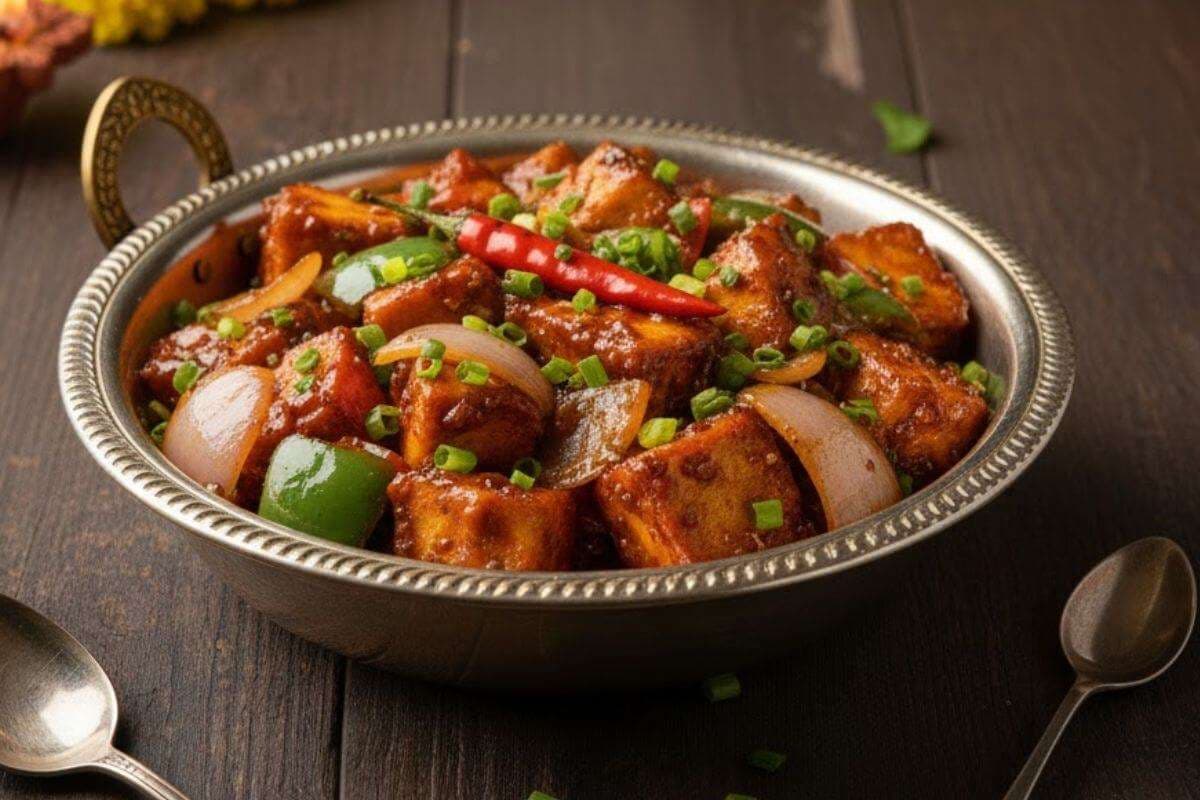 Paneer Chilli Recipe For Guest 