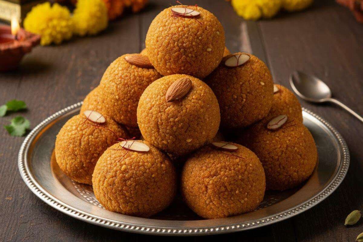 Besan ka laddu recipe for diwali