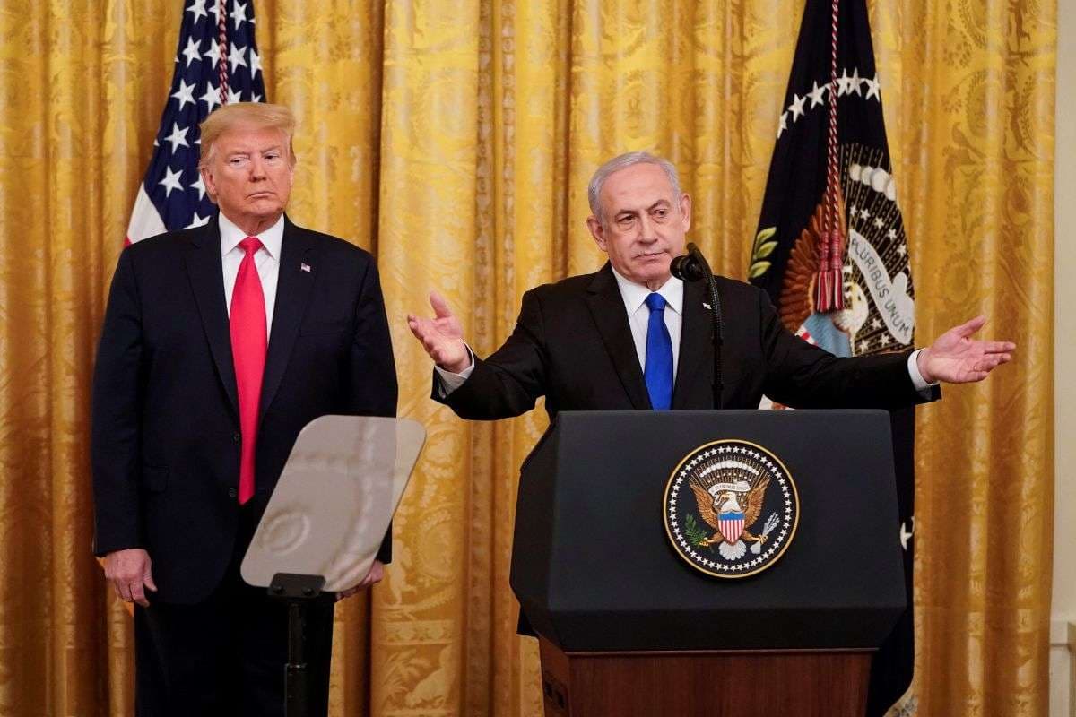 Donald Trump and Benjamin Netanyahu
