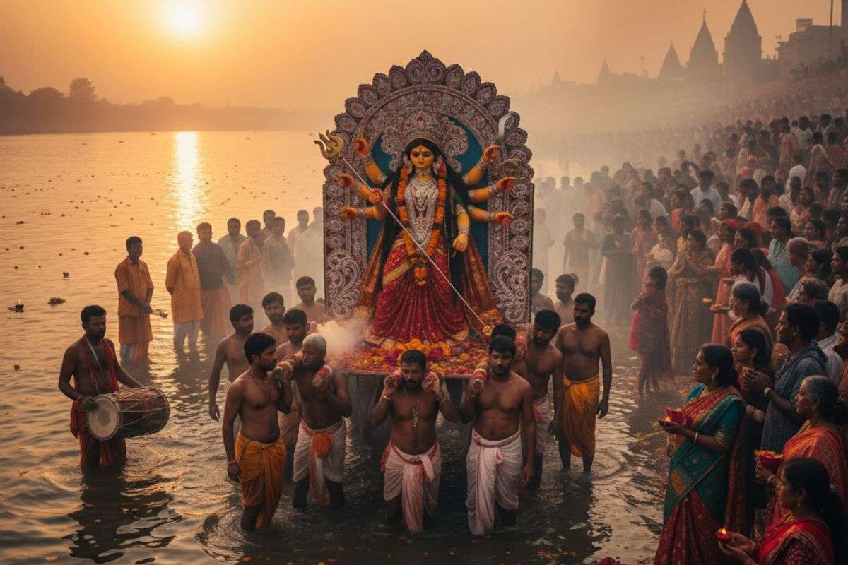 Durga Maa Visarjan 2025: इस शुभ मुहूर्त में करें मां दुर्गा की विदाई, जानें मूर्ति विसर्जन का महत्व