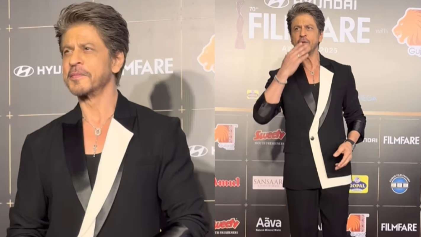Filmfare Awards 2025: फिल्मफेयर 2025 में शाहरुख खान का जलवा, रेड कार्पेट पर फ्लाइंग किस से लूटी महफिल