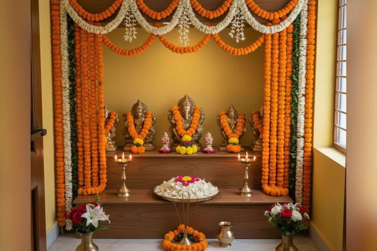 Puja room decoration ideas at home