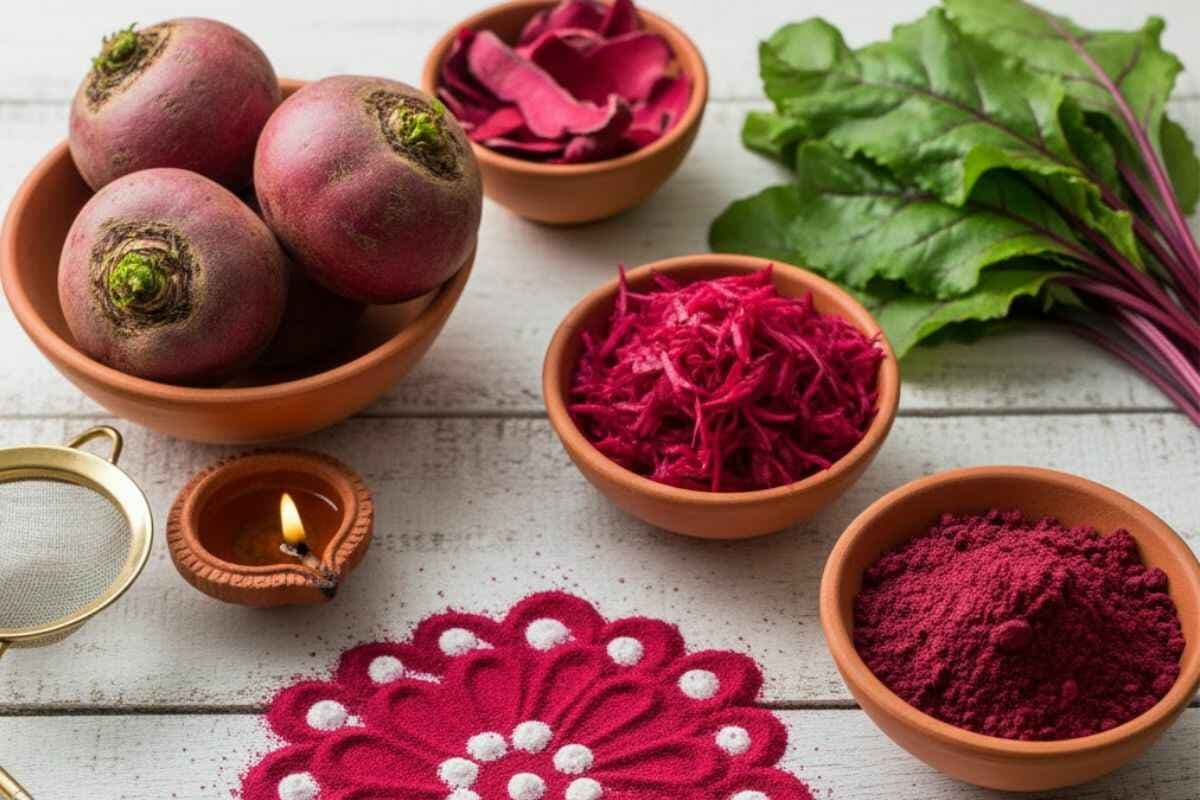 Red Colour for Rangoli