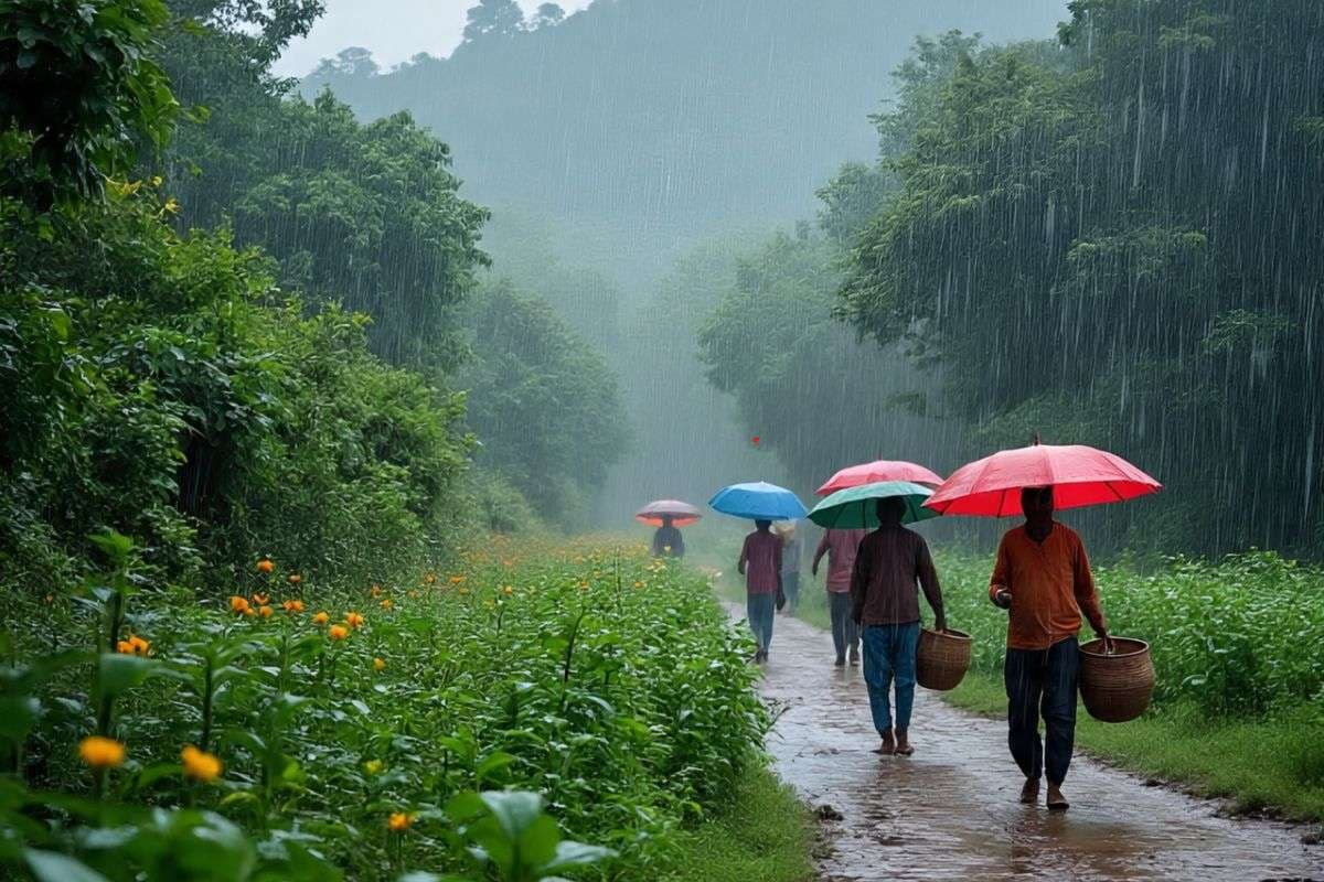 झारखंड में मोंथा का प्रकोप, आज इन जिलों में भारी बारिश की संभावना, प्रशासन ने जारी किया अलर्ट
