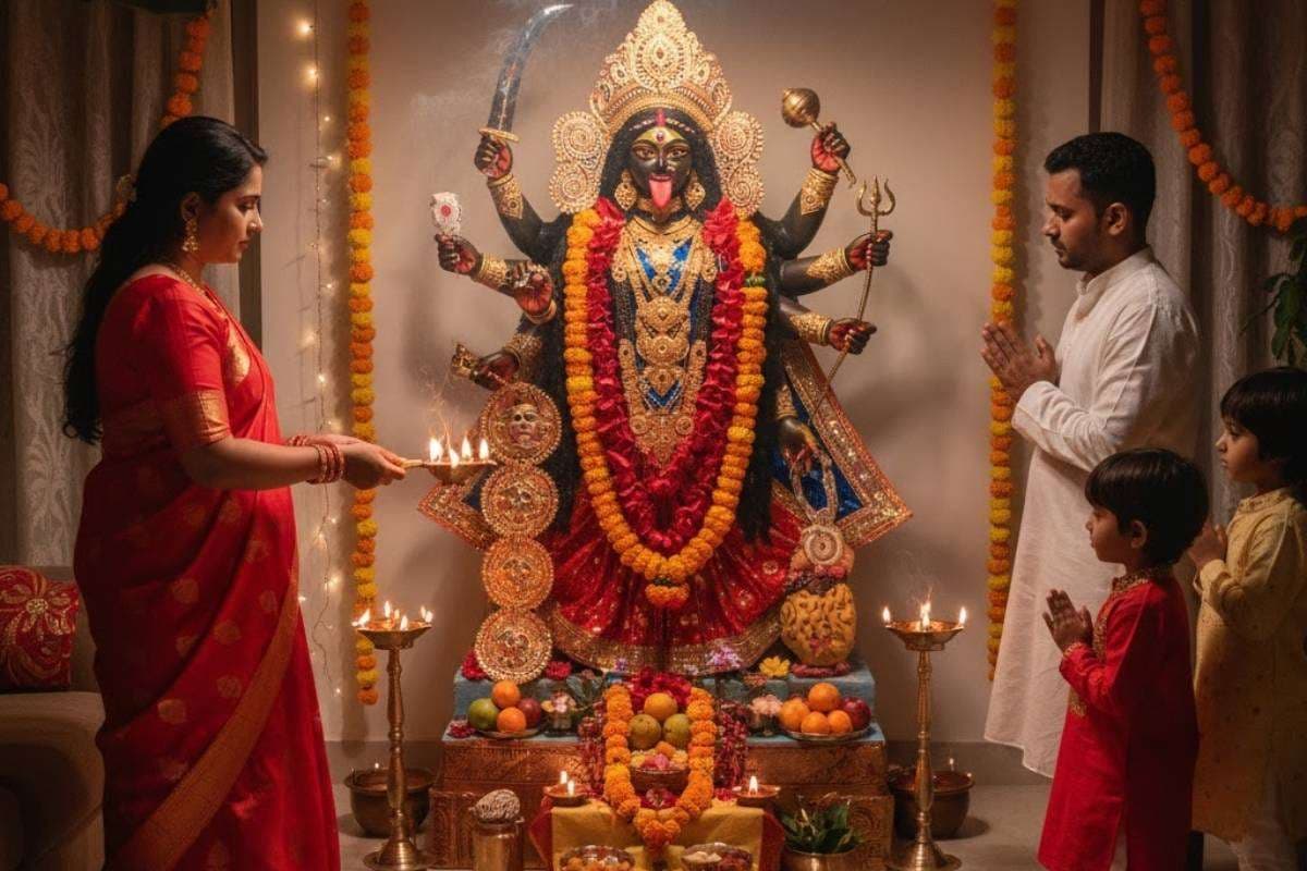 Kali Puja Vidhi 2025: दिवाली की रात घर में ऐसे करें मां काली की पूजा, यहां देखें सरल पूजन विधि