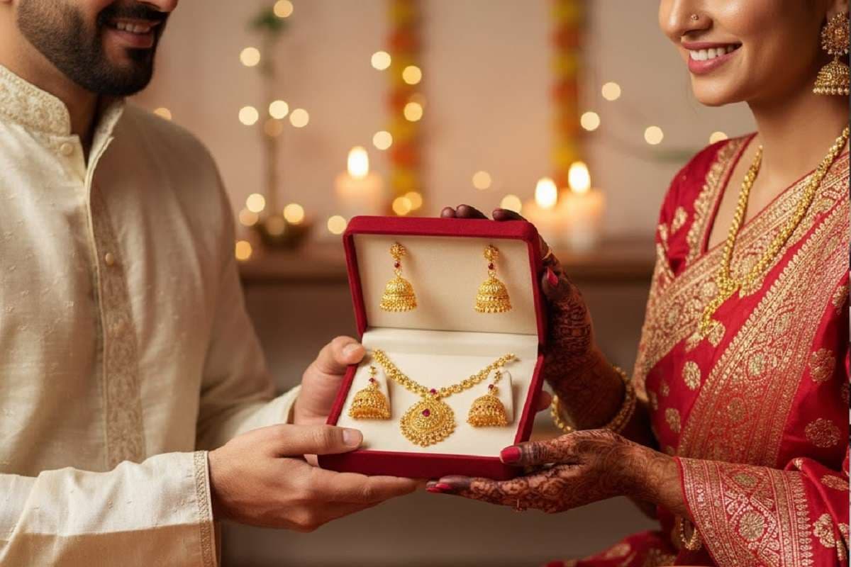 करवा चौथ पर क्यूट-सी बीवी को कैसे दे पाएंगे गोल्ड का गिफ्ट, 1 साल में कितना महंगा हो गया सोना?