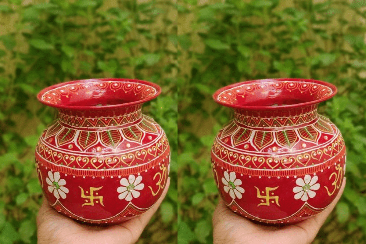 Karwa Chauth Kalash Design