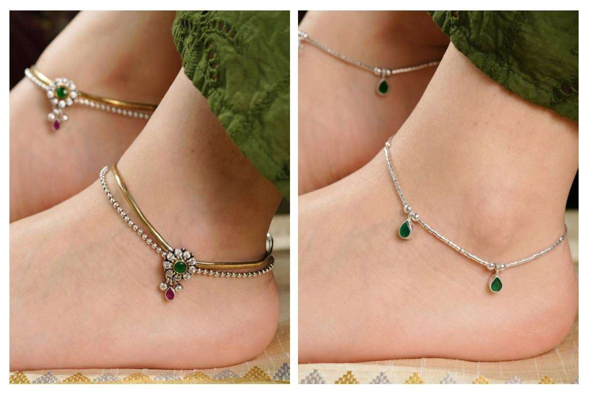 Latest Silver Payal Design