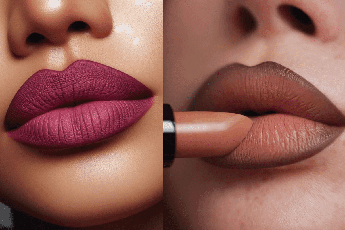 Lipstick Designs For Diwali