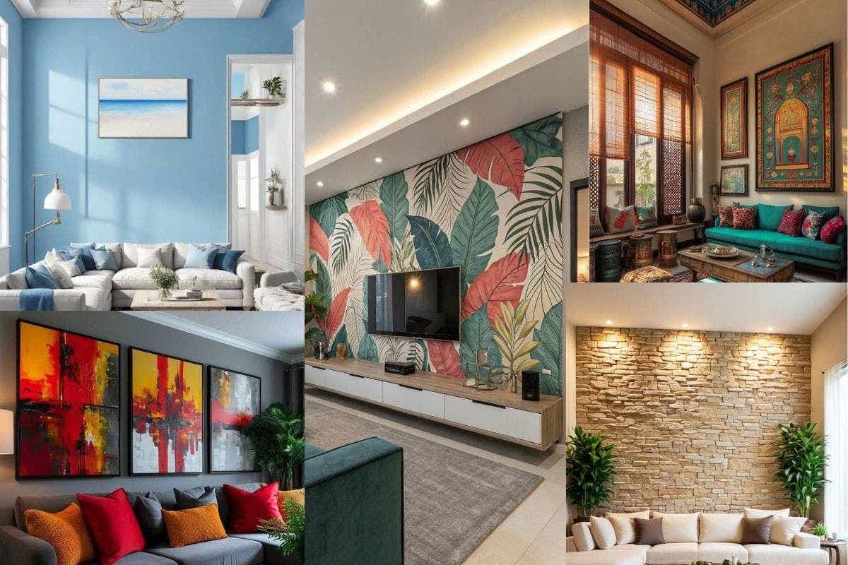 Living Room Wall Painting Ideas: लिविंग रूम की दीवारों को बनाएं घर की शान, देखें शानदार पेंटिंग आइडियाज जो हर गेस्ट को कर देंगे इंप्रेस
