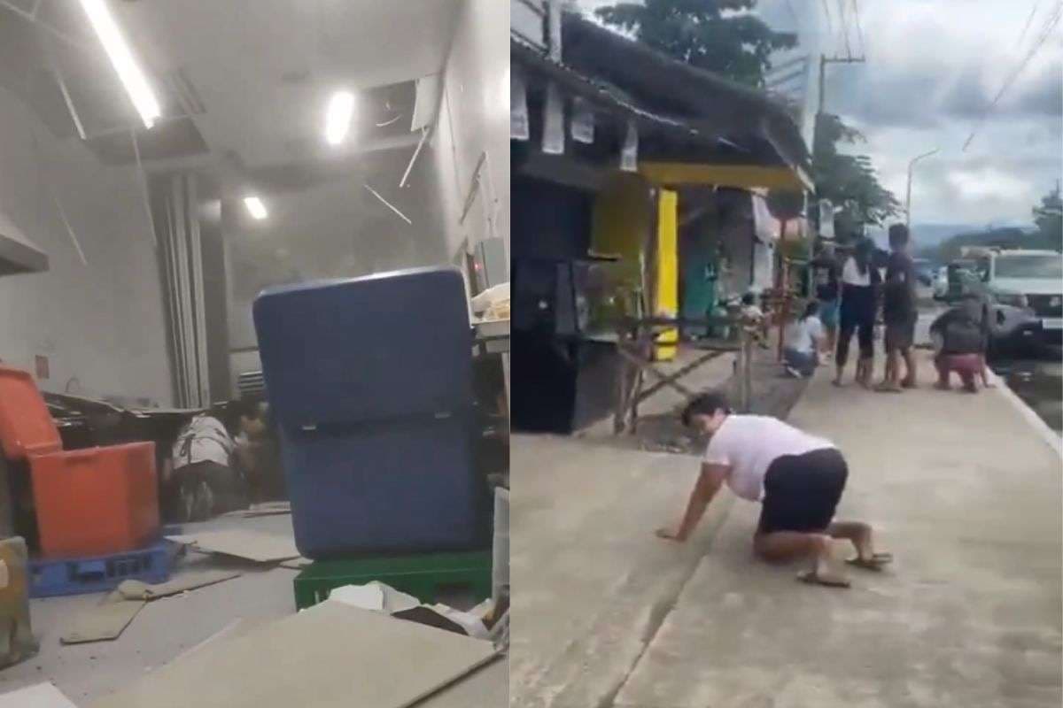 हिलने लगी बिल्डिंग, रास्ते में घुटने पर बैठ गए लोग, फिलीपींस में आए भूकंप से फैली दहशत, देखें वीडियो