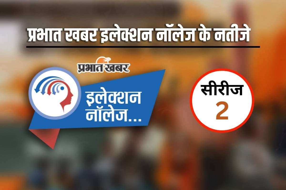 प्रभात खबर के ‘इलेक्शन नॉलेज सीरीज’2 का परिणाम घोषित, देखिए विजेताओं के नाम