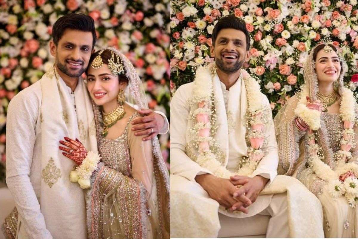 Shoaib Malik and Sana Javed