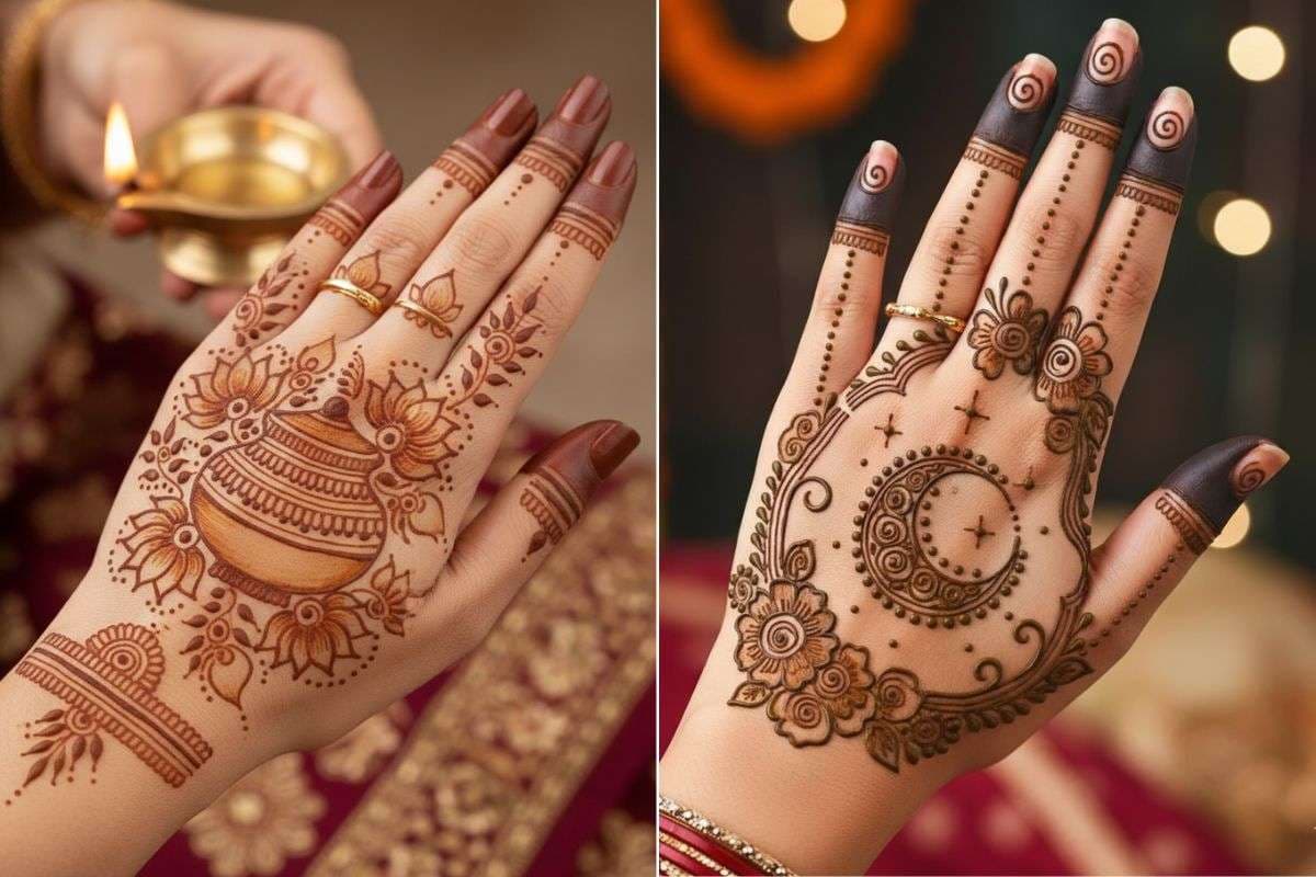 टाइम नहीं लेकिन मेहंदी चाहिए परफेक्ट? ट्राई करें ये 5 सिंपल-यूनिक डिजाइन जो सिर्फ 10 मिनट में देंगे हटके लुक