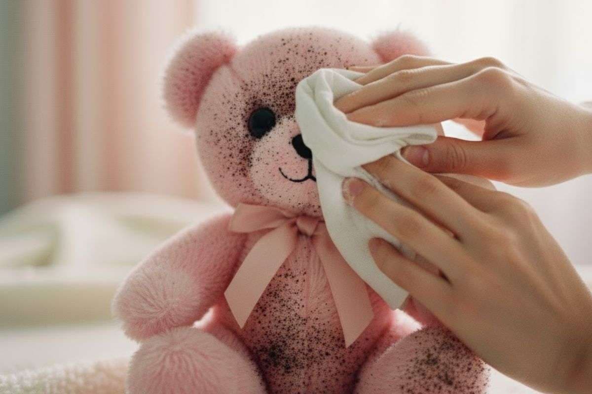 How to clean a lightly soiled teddy