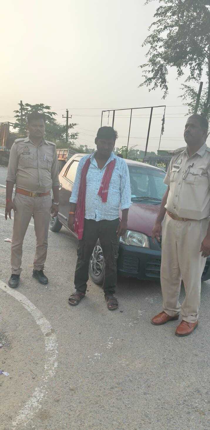 यूपी के गैंगस्टर एक्ट का वारंटी दरीगांव से गिरफ्तार