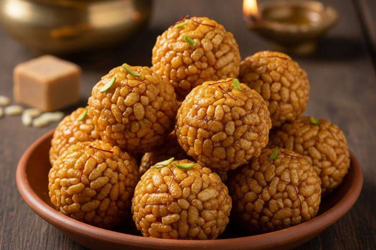Murmura Laddu Recipe: घर पर मिठाई बनाने की सोच रहे हैं, तो आसानी से तैयार करें मुरमुरा लड्डू