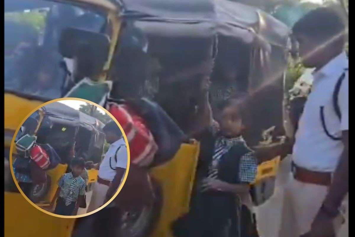 Viral Video : छोटे से ऑटो में ठूंस दिया 20 से ज्यादा स्कूली बच्चों को, वीडियो देखकर सब हैरान