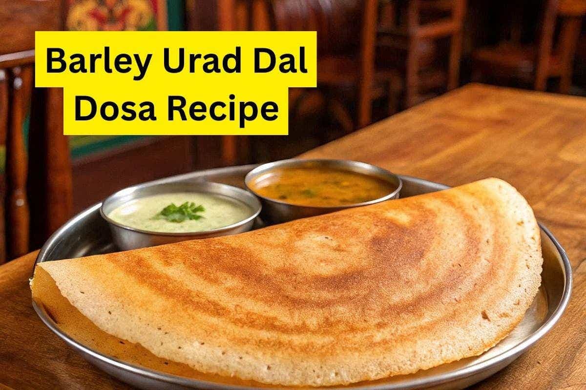 Barley Urad Dal Dosa Recipe: जौ और उड़द दाल से बना ये हेल्दी, क्रिस्पी और प्रोटीन रिच डोसा जरूर ट्राय करें