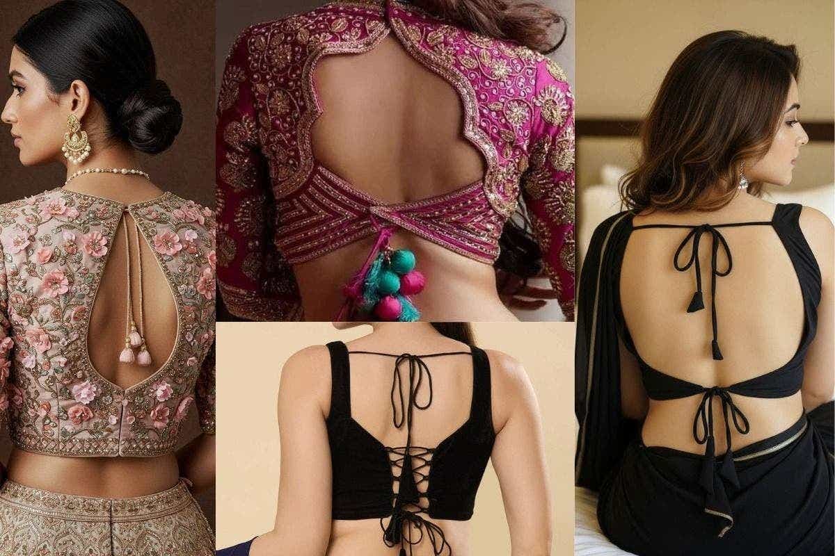 Blouse Back Designs: अपने आउटफिट को दें नया और स्टाइलिश टच, देखें ट्रेंडिंग और खूबसूरत ब्लाउज बैक डिजाइंस
