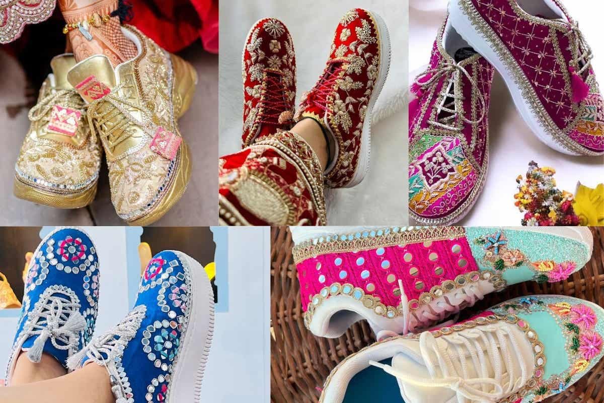 Bridal Sneakers Designs: इस वेडिंग सीजन दुल्हनें सबसे ज्यादा पसंद कर रही हैं ये ट्रेंडिंग, कम्फर्ट और सुपर ग्लैम ब्राइडल स्नीकर्स