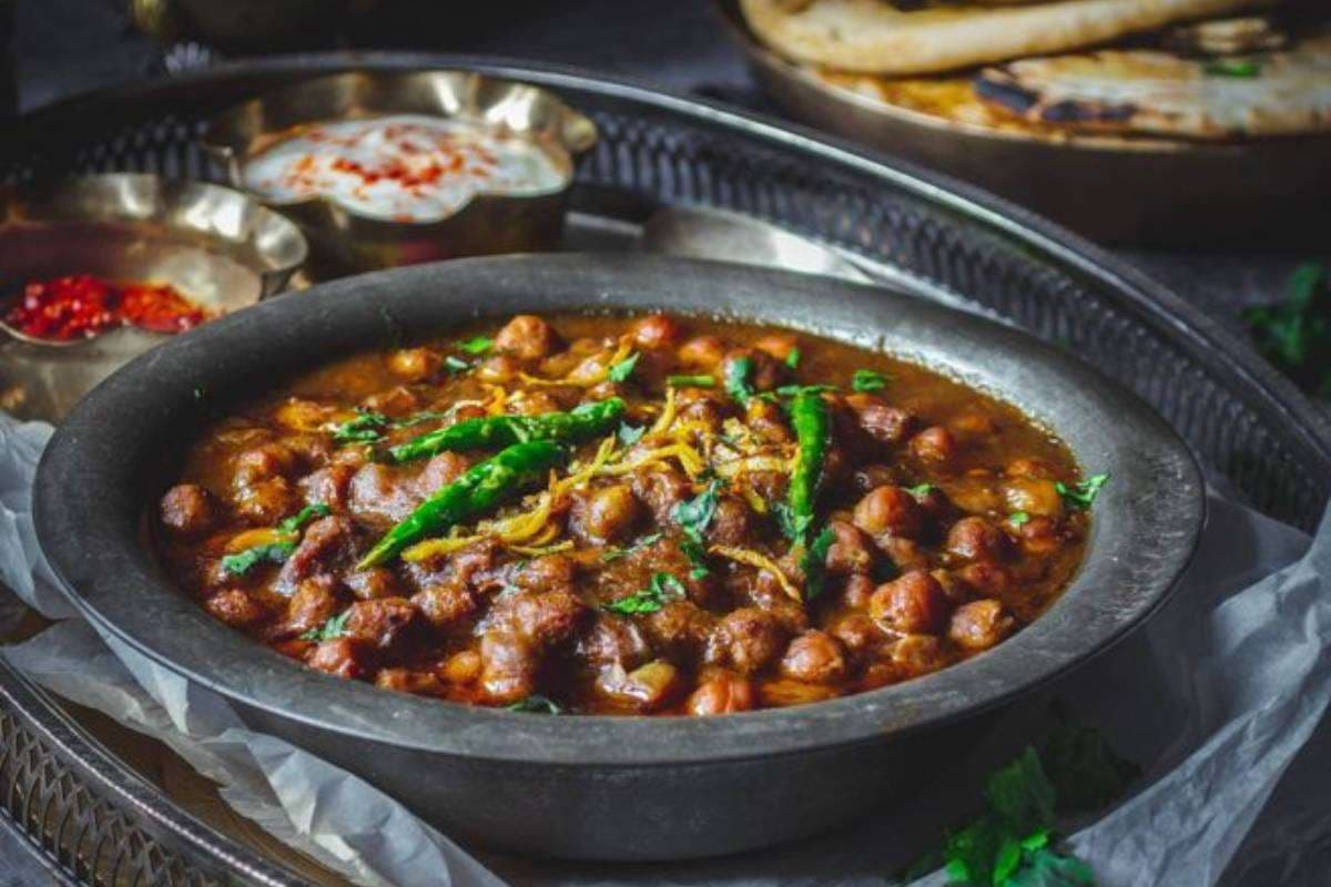 Chana ghugni - spiced boiled chickpea curry popular in Jharkhand snacks.