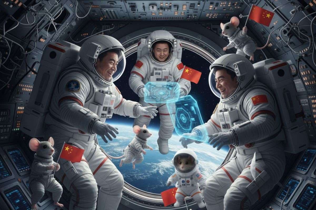 चीन ने अंतरिक्ष में तीन एस्ट्रोनॉट्स के साथ 4 चूहे क्यों भेजे? 296 को हराकर बने स्पेस माउस, स्पेसक्राफ्ट ने बनाया स्पीड रिकॉर्ड