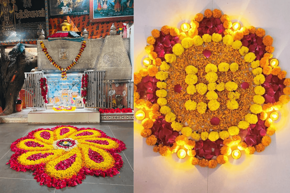 Colorful Rangoli For Dev Deepawali