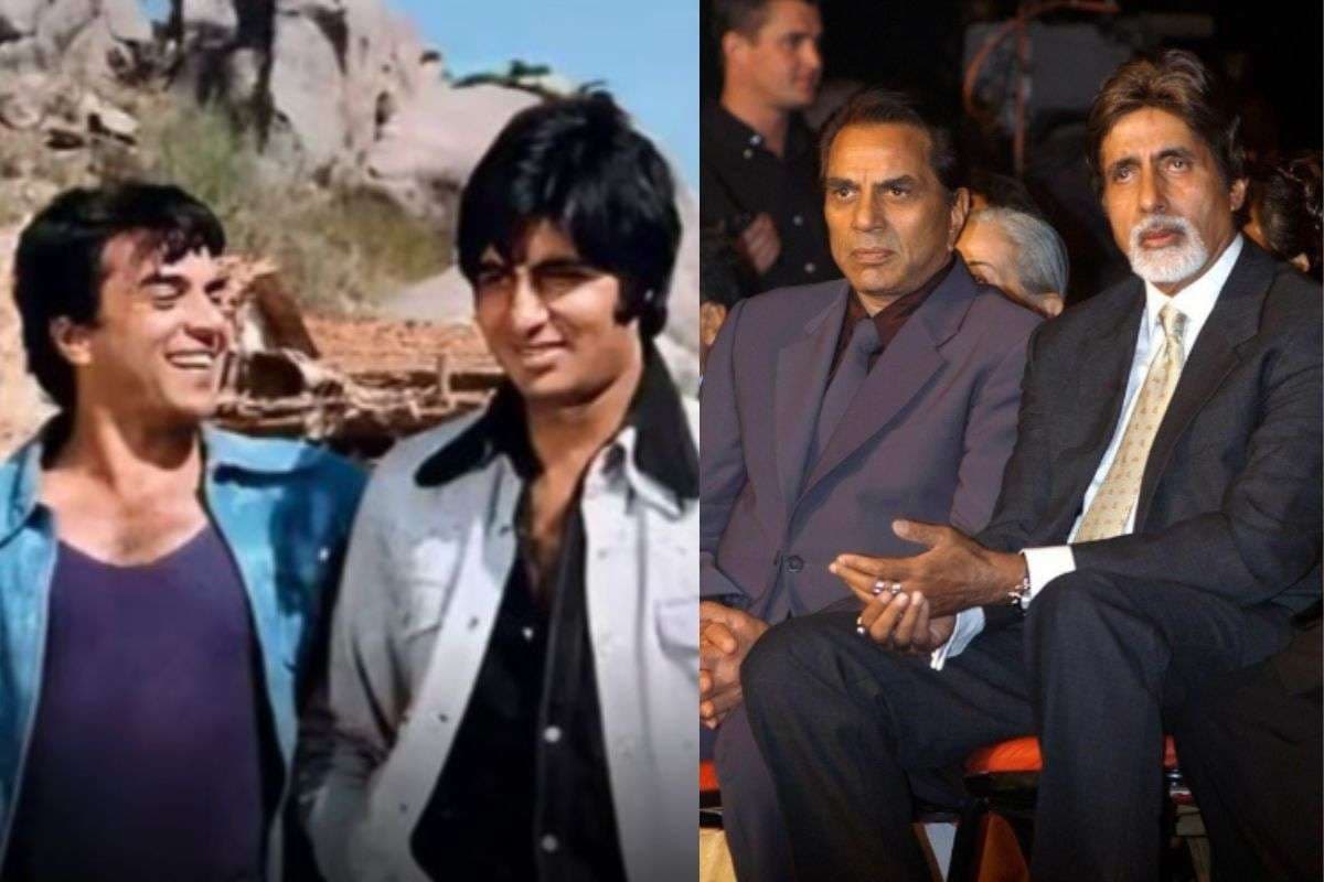Dharmendra and Amitabh Bachchan