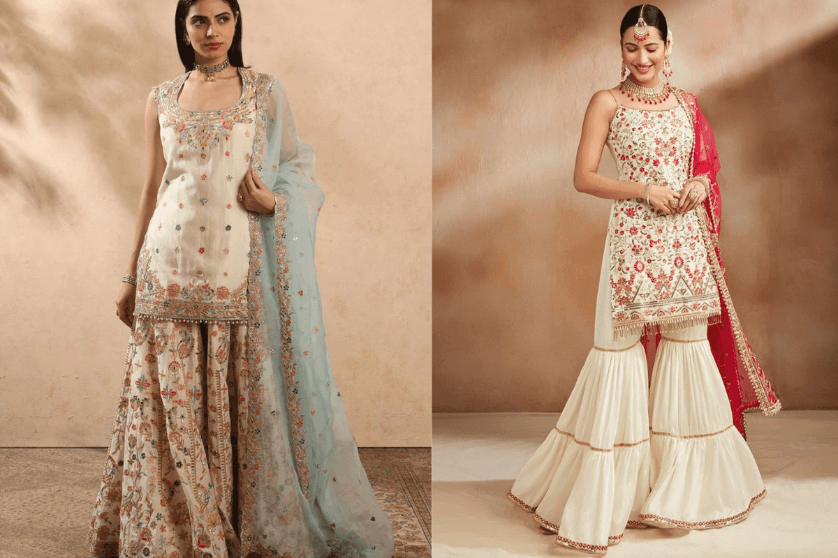 Elegant Gharara Dress Look