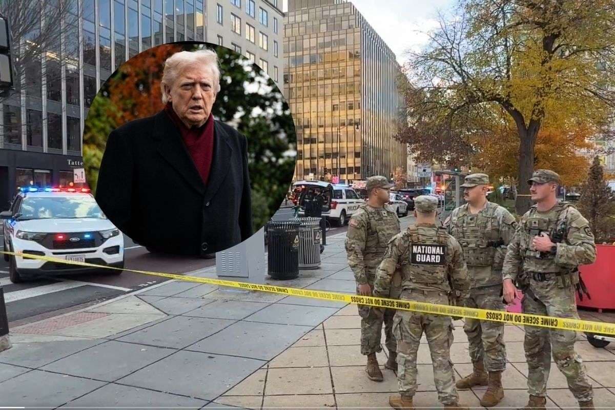 Firing Near White House at National Gurard