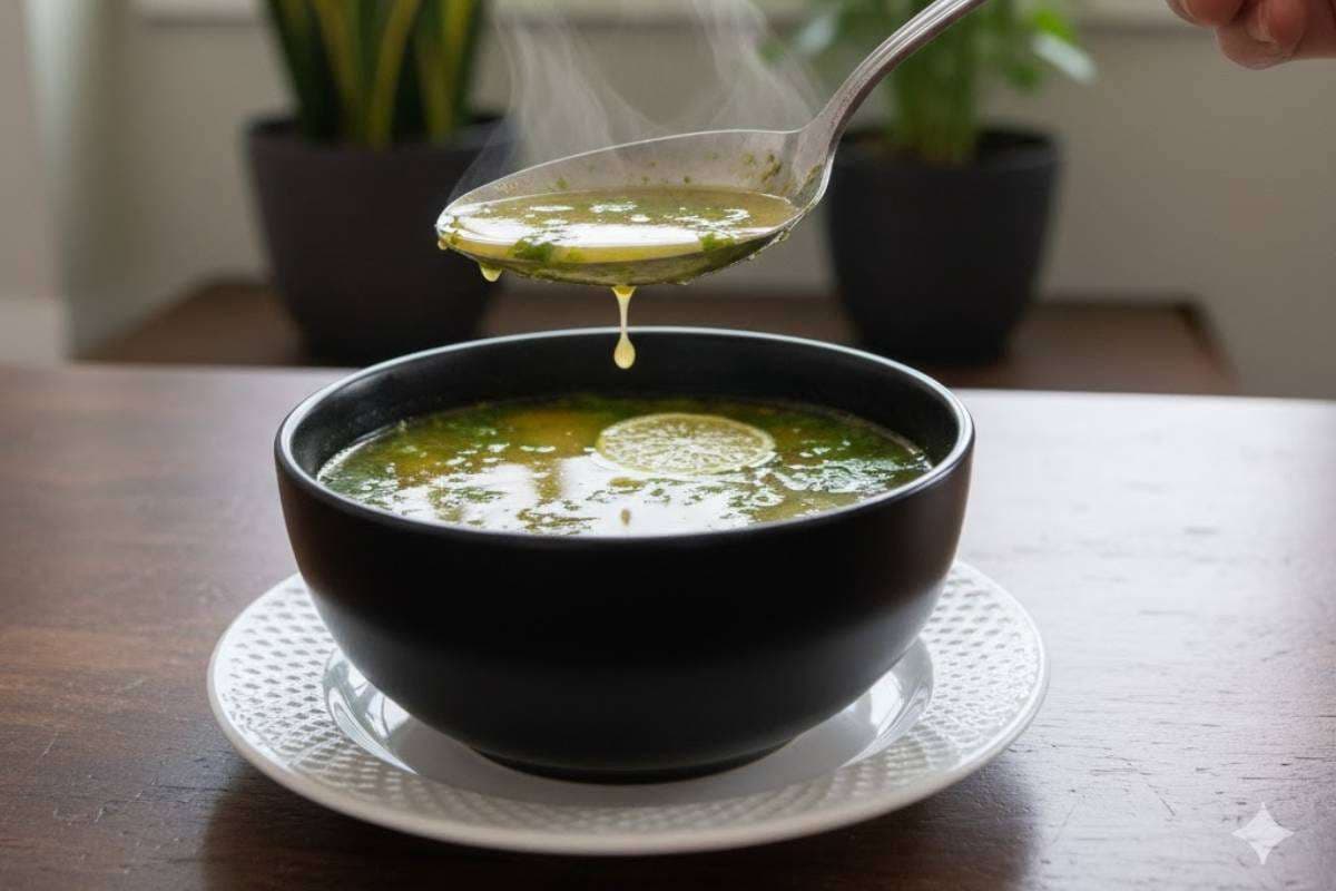 How to make Garlic Coriander Soup