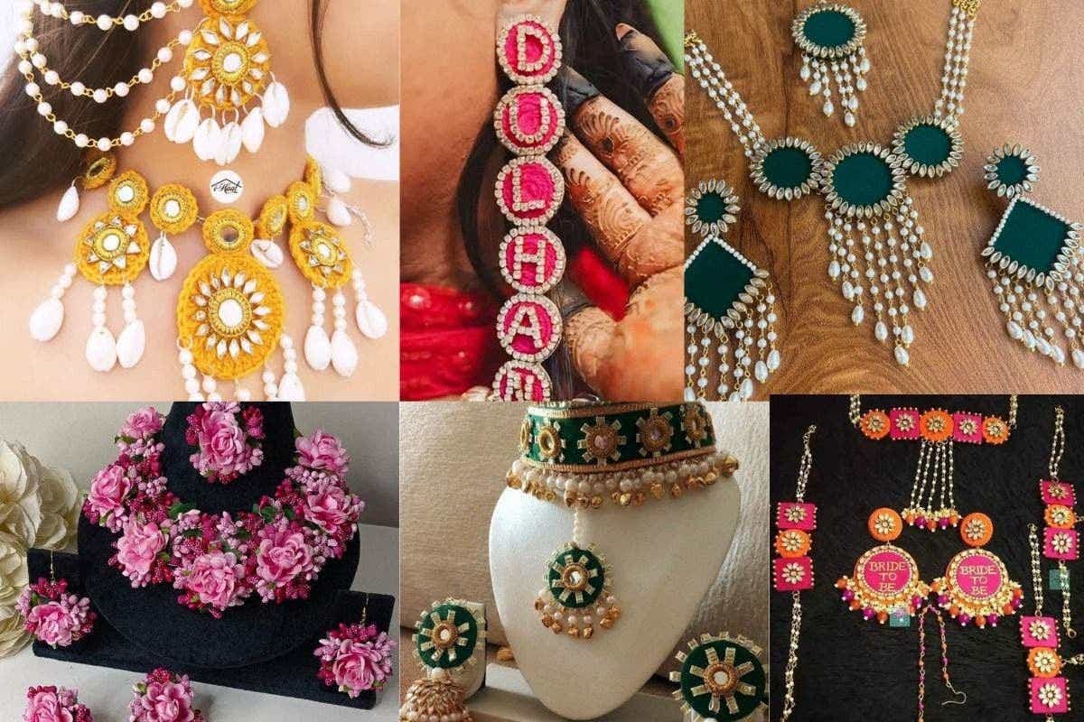 Haldi Jewellery Ideas: हल्दी और मेहंदी के लिए ट्राई करें ये स्टाइलिश, कलरफुल और हल्के ज्वेलरी डिजाइन्स